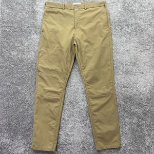 Hill City Pants Mens 36x32 Beige Utility Trail Pant Tech Chino Brown 396407